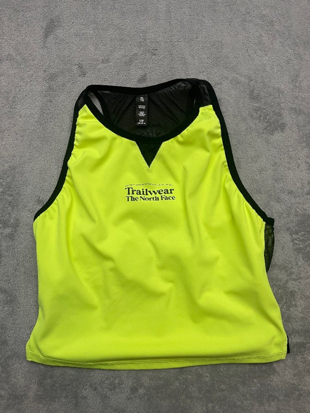 The North Face Trail Wear Lined Tank Top - Women | Color: Yellow Black Size XL
